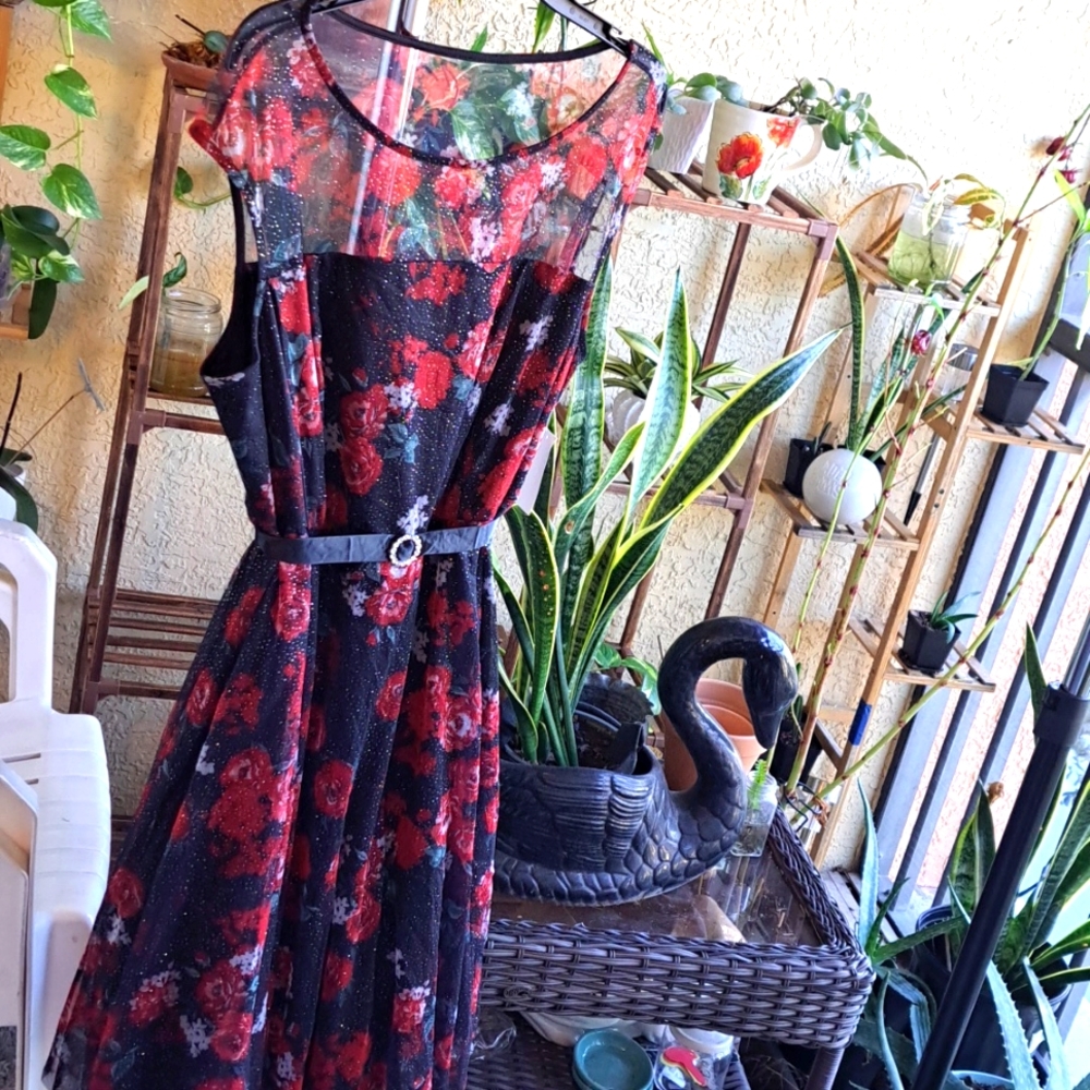 NWT, Formal Dress, Floral 2XL